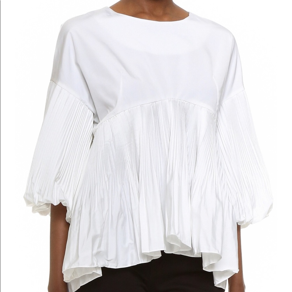 Balloon top blouse